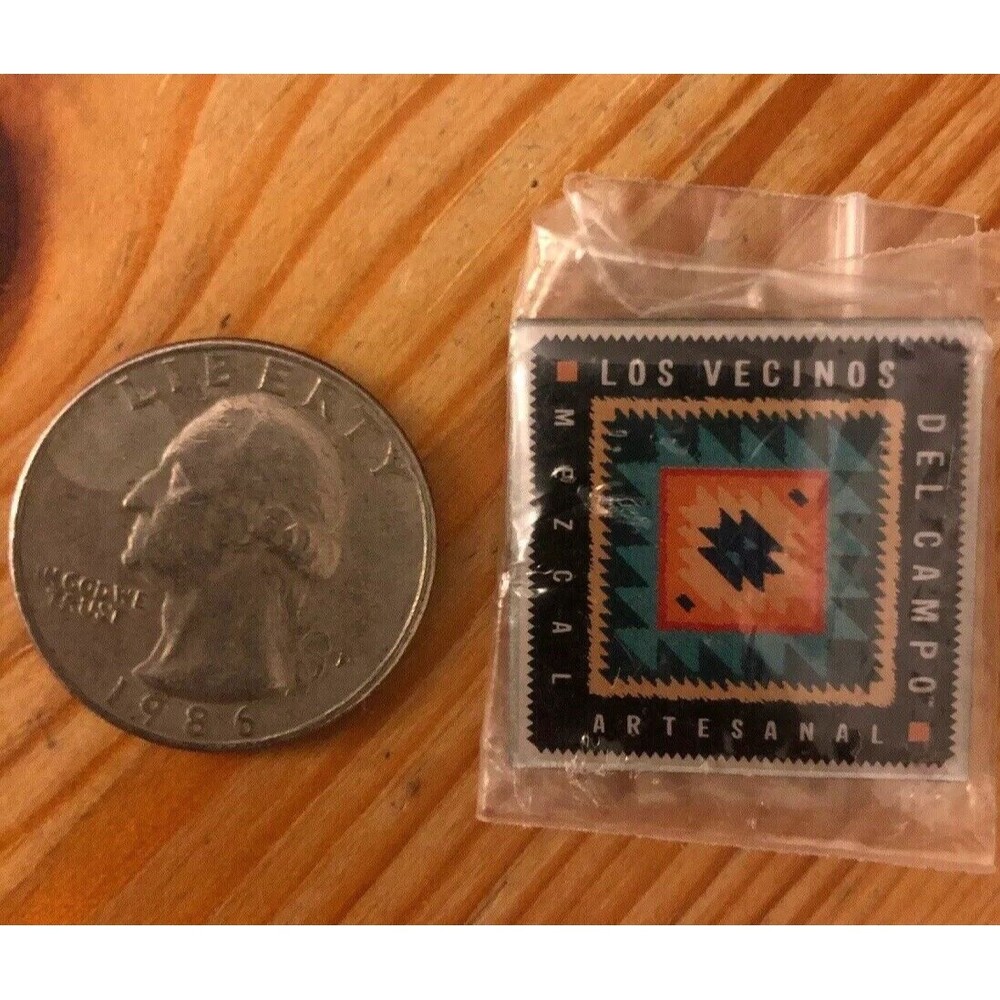 NEW! Los Vecinos Del Campo Mezcal Pin Tie Button Lapel Metal
